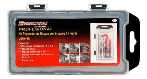 Insertos De Rosca - M14 X 1.5 - 15 Pcs | Eurotech