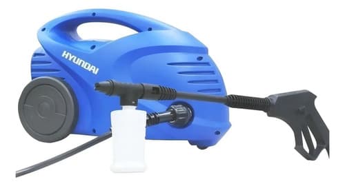 Hidrolavadora Eléctrica Hyundai Hyew66 De 1.6kw Con 120bar De Presión Máxima
