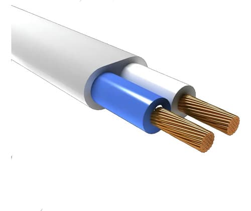 Cable Bajo Plastico 2x6 Diors 35mt Gris