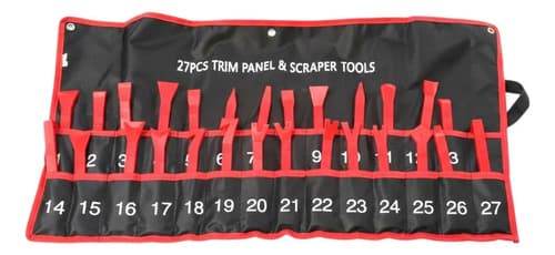Set De Herramientas Para Remover Molduras 27 Piezas Equus Rojo