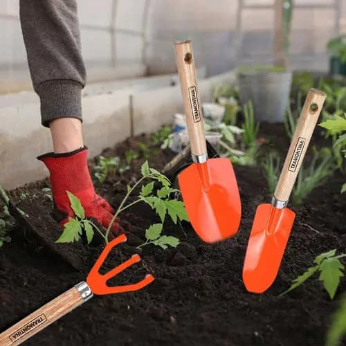 Juego De Herramientas Para Jardín Tramontina 78102/801 3pzas Naranja