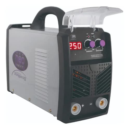 Soldadora Electrodo Neo Industrial 250a Industrial Mma Gris Oscuro