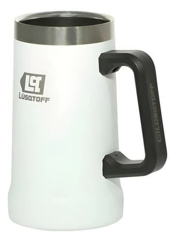 Vaso Chopero 700 Ml Blanco Lüsqtoff Acero Inoxidable Termico Blanco Chopero