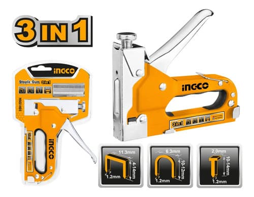 Engrampadora Clavadora Manual 3 En 1 Ingco Hsg1405
