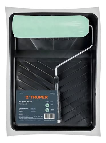 Kit De Pintor Bandeja Y Rodillo 22 Cm Truper Kit-ropi-915