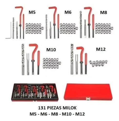 Kit Set De Insertos De Rosca 131pcs , Ver Fotos