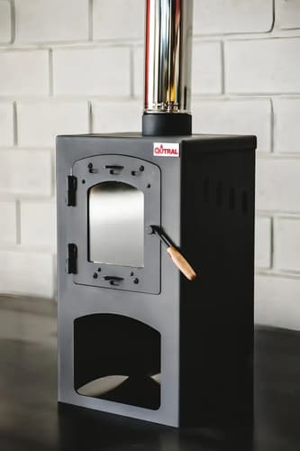 Calefactor A Leña Qutral 6 Kw - Cubre Hasta 60 M2