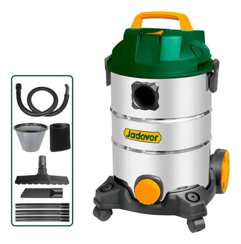 Aspiradora Eléctrica 1200w 25 Litros + 8 Accesorios Jadever Verde