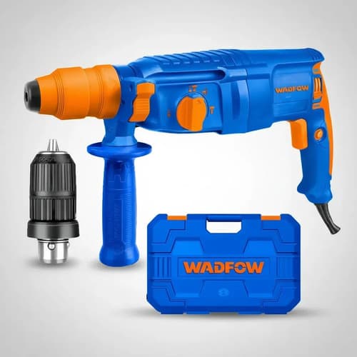 Rotomartillo 800w 2.5j Adap Rapido Mecha Wadfow Wrh1d26-2 Color Azul Frecuencia 50hz/60hz