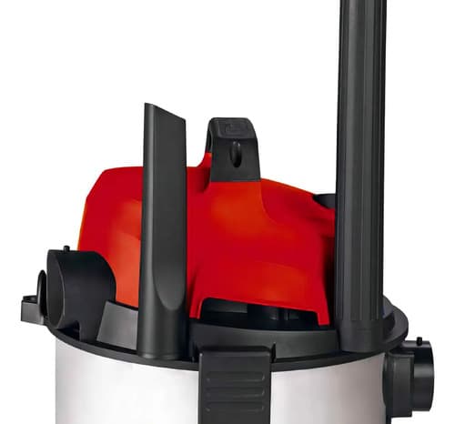 Aspiradora Industrial Einhell Expert Tc-vc 1820 S De Tambor 20 L Para Líquidos Y Sólidos Rojo/plata