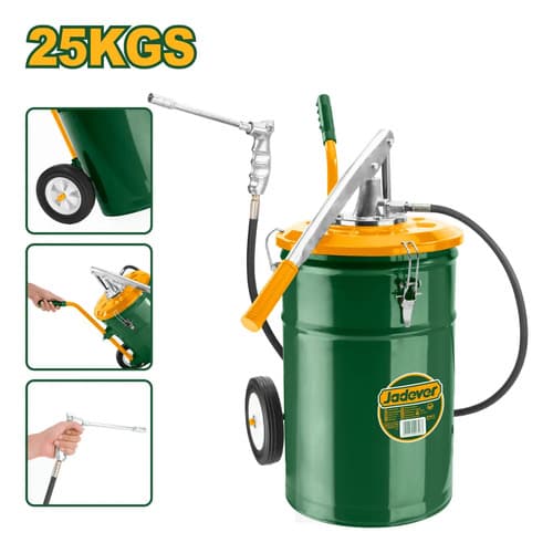 Engrasador Manual 25kg Con Ruedas Y Manguera 1.5m Why