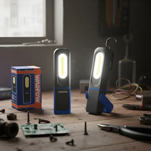 Linterna Led Recargable Wadfow 80-320 Lumenes Usb-c Wfl7508 Blanco