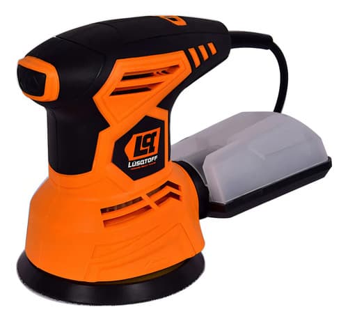 Lijadora Roto Orbital 300w Velocidad Variable Lusqtoff Color Naranja Frecuencia 50 Hz