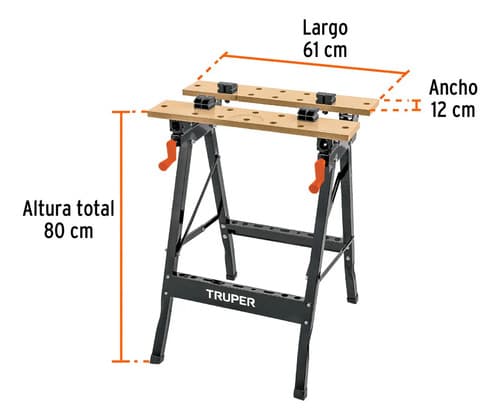 Mesa De Trabajo Multiusos Truper 103318