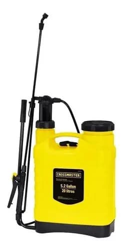 Fumigador Pulverizador Atomizador Manual 20 Lt Crossmaster Color Amarillo