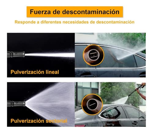 Hidrolavadora De Alta Presion 1900 Psi Hpwr14008 50 Dorado Con Negro