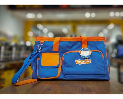 Bolso Para Herramientas 19puLG Poliéster 600d 16 Kg Wadfow Azul