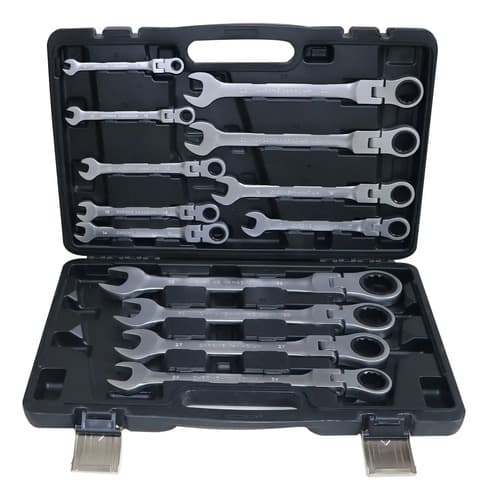 Juego De 13 Llaves Flexibles Con Criquet Equus Plateado