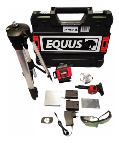 Nivel Laser Equus 16 Lineas, 2 Bat Recarg + Tripode + Acceso