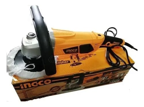 Pulidora Industrial 1400w Ingco Ap14008 Naranja Claro