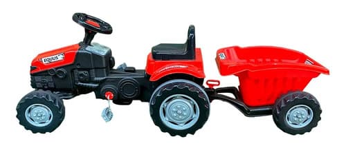 Tractor A Pedal Para Niños Equus Rojo