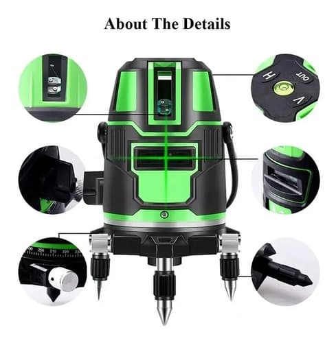 Nivel Laser Auto Nivelante 360 Grados 5 Lineas Portatil Mli