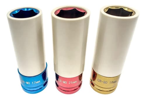 Torquimetros Zafe - 1/2 3/8 1/4 - Calibrados + Saca Bujías Puntas Dados + Accesorios | Eurotech Negro