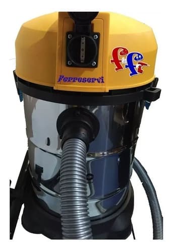 Aspiradora Seco Humedo Ingco 1400w Ingco Vc14301 C Plateado/amarillo/negro