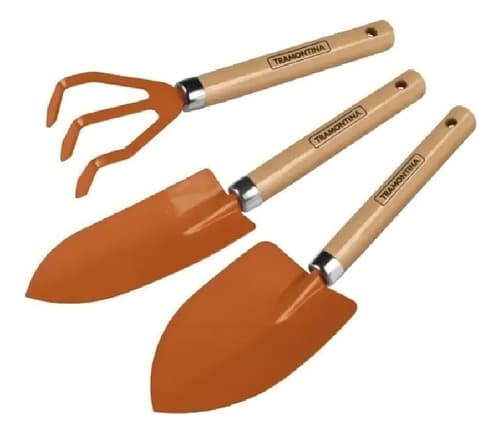 Juego De Herramientas Para Jardín Tramontina 78102/801 3pzas Naranja