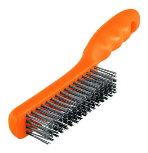 Cepillo Alambre Acero Inoxidable Mango Plastico Truper 10656