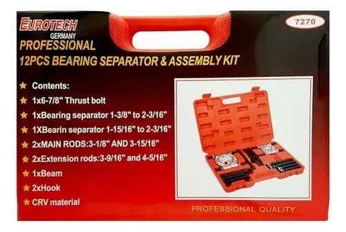 Kit Extractor De Rulemanes Cepo - 30-50mm 50-75mm - Eurotech
