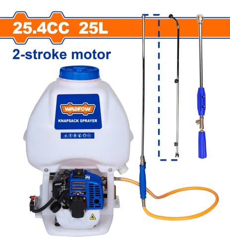 Pulverizador Fumigador Mochila 25.4cc 25l Wadfow Wkn3a25 Azul