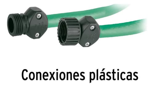 Manguera Para Jardín De Pvc 10 M X 1/2  Con Pistola De Riego Verde Verde Claro