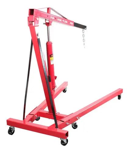 Pluma Hidráulica Plegable Automotriz Motor 2ton Hessen Pro