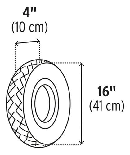 Carretilla 4.75 Ft3,bandeja Angosta,llanta Neumática 11761