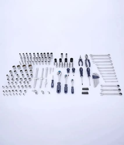 Set Herramientas Llaves Tubo Bremen Mechaniker 160pz 8010 Azul