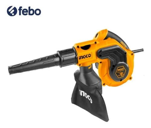 Sopladora Aspiradora Hojas Jardin Ingco 800w Ab8008 Amarillo