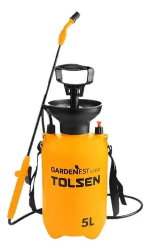 Pulverizador Fumigador A Presion 5 Litros Tolsen 57292 Amarillo