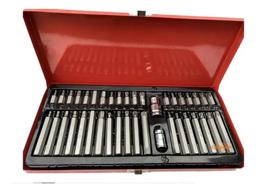 Set Kit Juego Puntas Corto Largo Torx Allen 40 Piezas Eshopangie