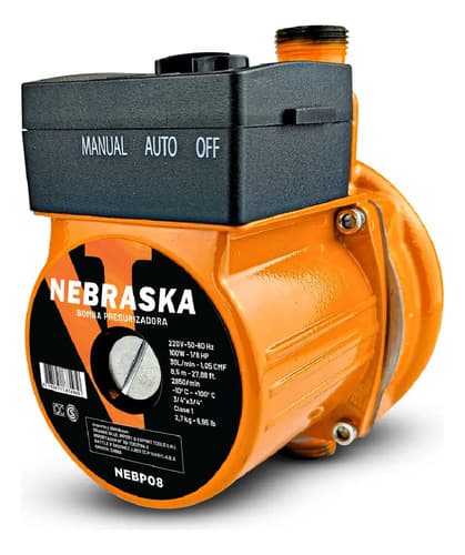 Bomba Presurizadora Nebraska 100w Elevadora De Presión