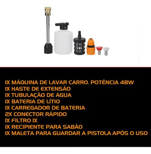 Lavadora Portátil De Alta Presión Embralumi Jato Vap 32 Bar