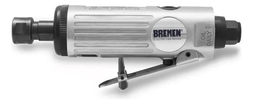Amoladora Recta Neumatica Bremen 1/4 Profes Matriceria Torno Color Plateado
