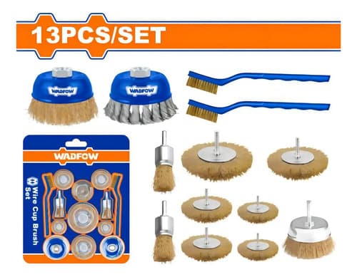 Set X13 Cepillos De Alambre Wadfow Wce6403