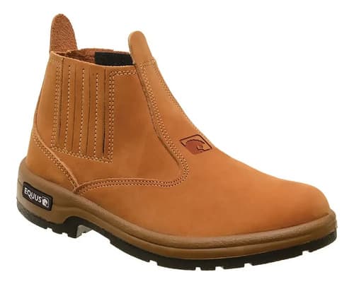 Bota Agrícola Nobuck Equus Varios Talles 34 Al 47 Miel Lisa 9 Us