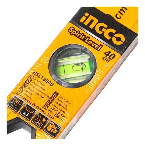 Nivel Magnético De Aluminio Ingco De 40 Cm