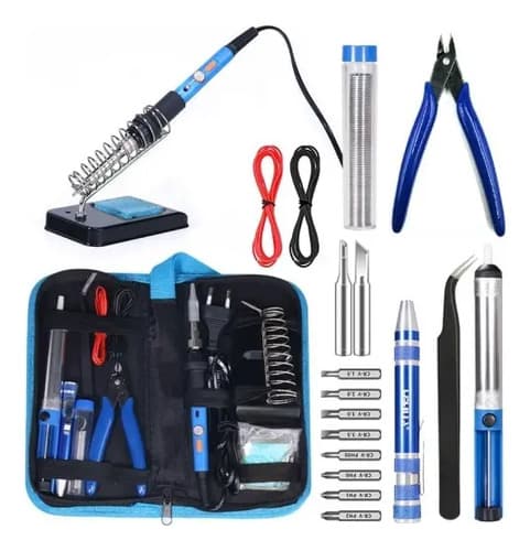 Kit De Soldadura De Estaño Tipo Lápiz 60w Equus Negro