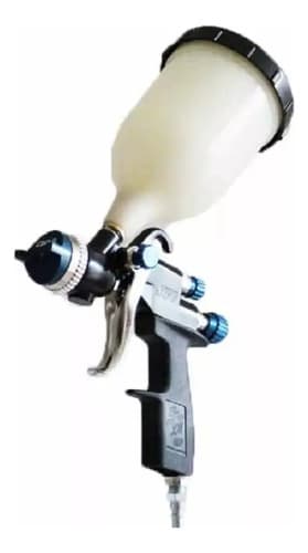 Pistola Soplete De Pintar 1,4mm Cane Swg Clear Modelo Color Plateado