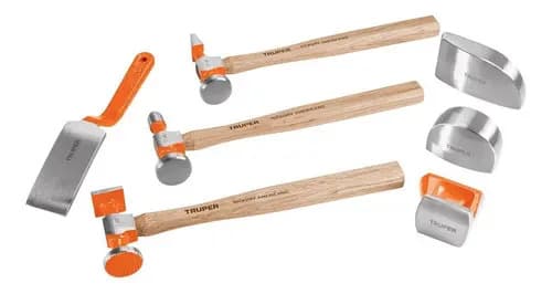 Juego 7 Piezas Martillos Y Entibadores Truper 100785