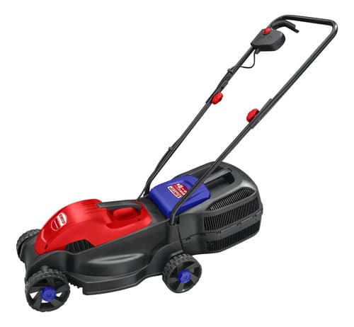 Corta Cesped 1600w 45lts Triple Altura Emtop Elm0380 Rojo