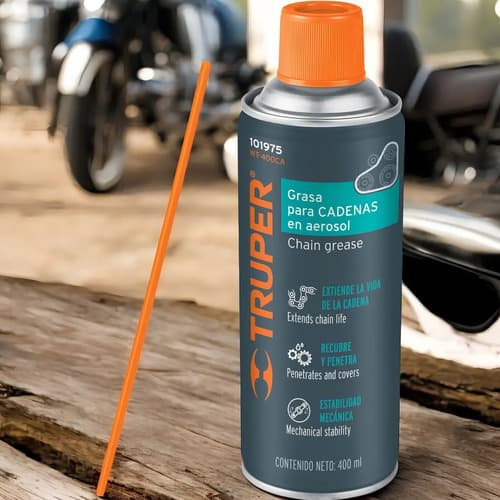 Lubricante De Cadenas En Aerosol 400 Ml Truper 101975